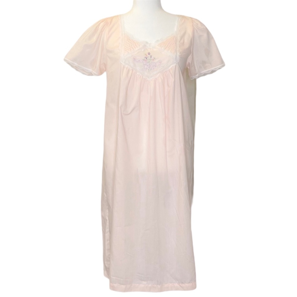 Vintage Night Gown - Pink & Floral